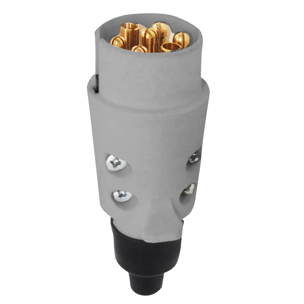 7 Pin 12V пластиковый мигалка крестообразный водонепроницаемый Конвертер Круглый инструмент буксировочная вилка прицеп розетка автомобильные аксессуары адаптер