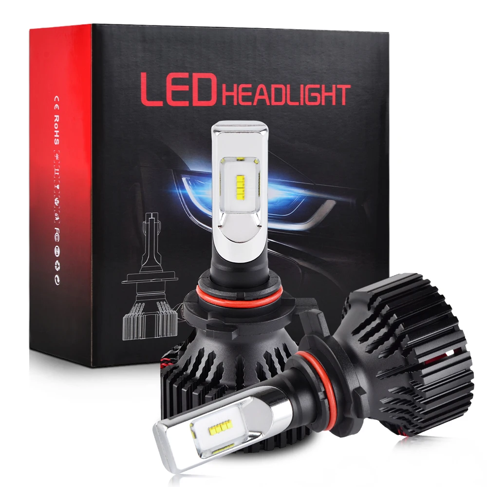 Автомобильный светодиодный фар 9012 6500K белый Philips Lumi светодиодный s для Toyota Yaris 1.5L в Scion TC 2.5L