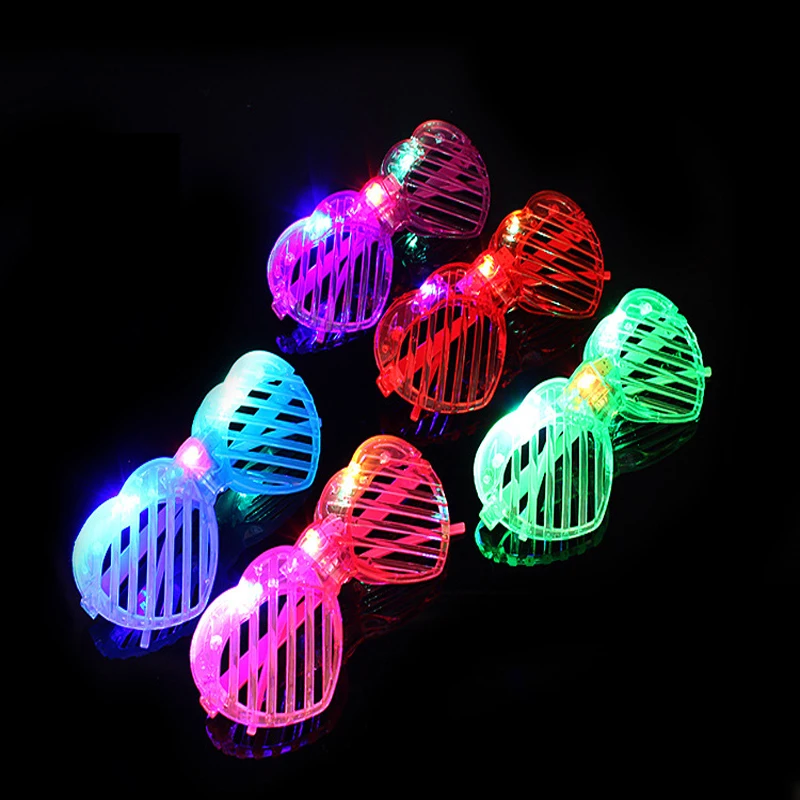 Laser Gloves 100pcslot Led Party Light Glasses Fashion Heart For Xmas Birthday Halloween Bar Costume Decor Supplies (1)
