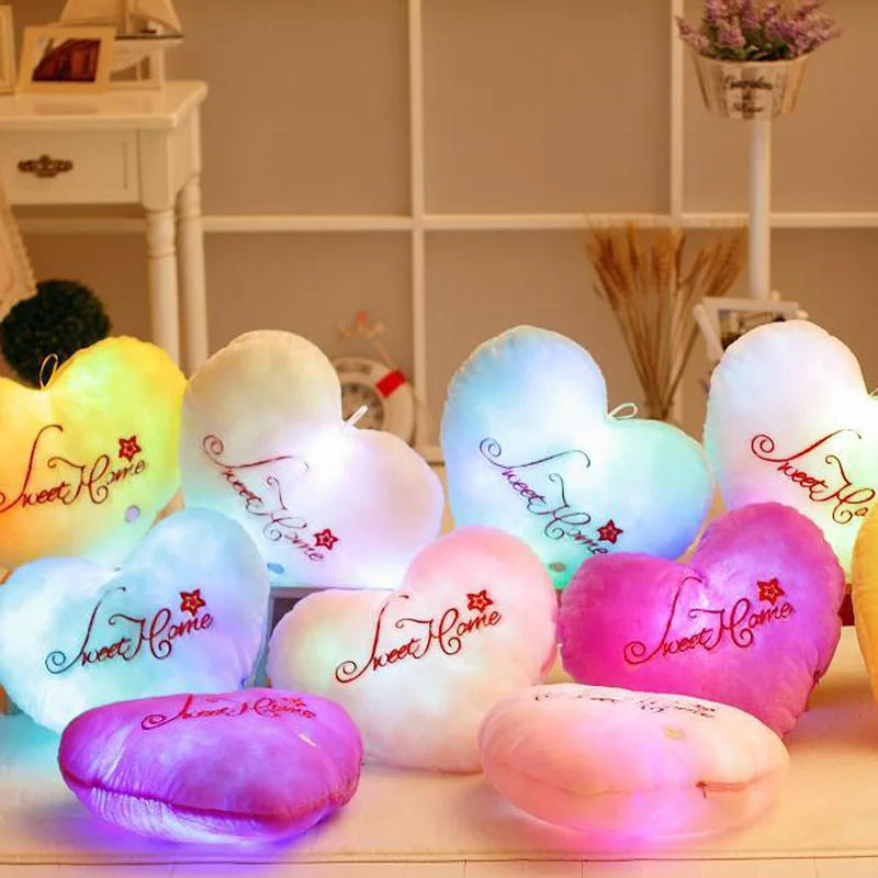 Надписи Sweet Love Heart форма сверкающий светящийся мягкая подушка модели sweetylove любителей Свадебная Подушка плюшевая игрушечная Подушка креативный подарок