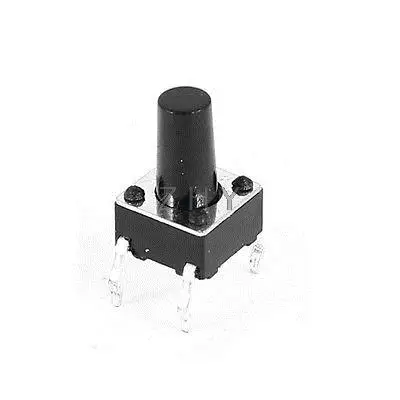 

6mm x 6mm x 9.4mm 4 Pins Round Push Button Momentary Tact Tactile Switch