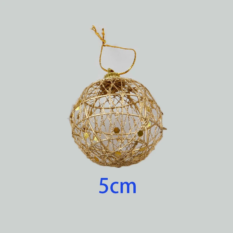6 шт./лот, Рождественская елка, полый шар, золотой шар, украшение, рождественские украшения, вечерние, свадебные украшения для дома