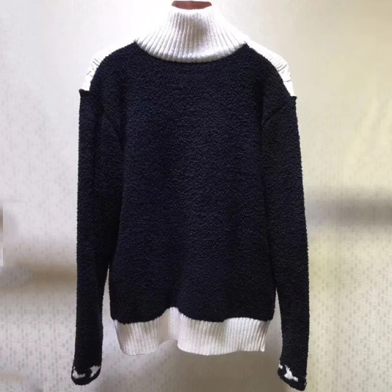 Шерстяной кардиган свитер для женщин с длинным рукавом o-образным вырезом Пейсли леди женский свитер