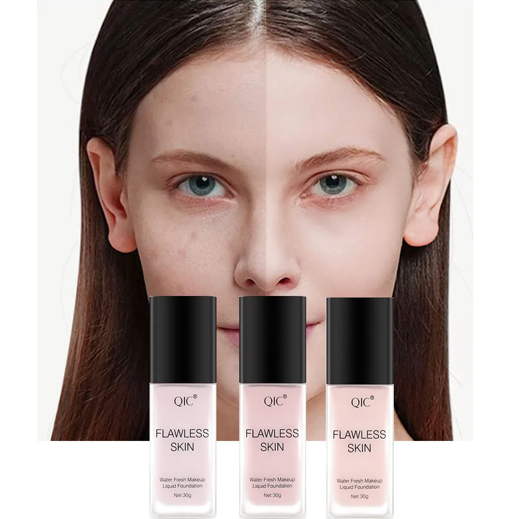 Make-Up Full Cover Liquid Foundation Concealer Makeup Eye Dark Circles Cream Face Make Up Base Cosmetic Liquid Long Lasting 7.31