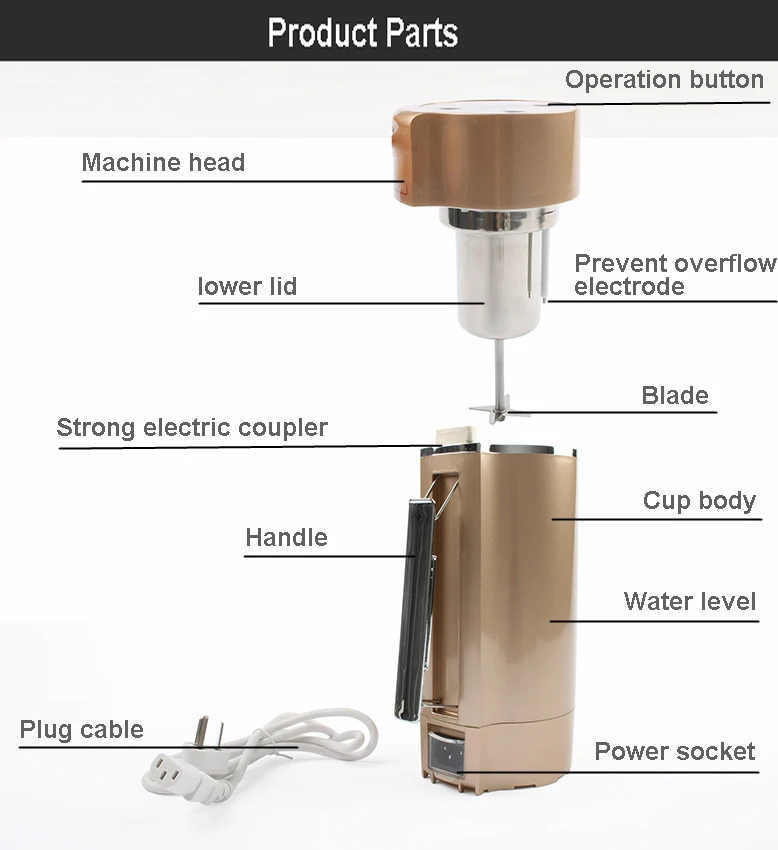 fabricante de leite portátil moedor de grãos