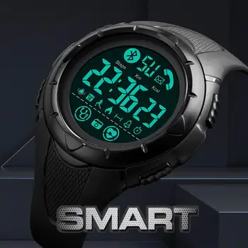 

SKMEI Fashion Men Outdoor Sport Smart Watch Waterproof Call Reminder clock digital SmartWatch Bluetooth For ios Android Phone