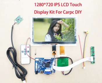 Kit Touch Display IPS da 8 pollici per Carpc DIY 1280*720 HDMI (compatibile) VGA AV WIn7 8 10 per Raspberry Pi 193*117mm