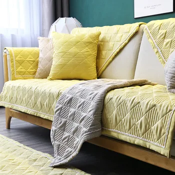 

Non-slip Sofa Cover Protector Chaise Four Season Universal Stretch Living Sofa Room Towel 1/2/3/4-seater Corner Cushion For Sofa