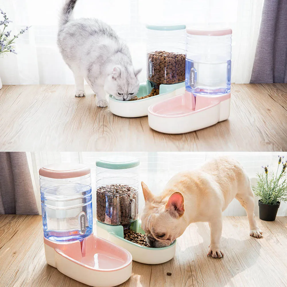 Buy 3.8L Automatic Pet Feeder Large Capacity Water Dispenser For Dog Cat Drinker Water Bowl For Dogs Dog Water Bottle Cat Bowls