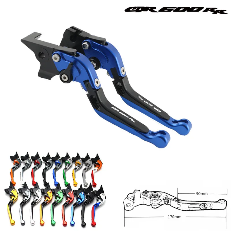 Motorcycle Brake Levers For Honda cbr600rr CBR600RR 2007-2017 CNC Aliuminum Adjustable Clutch Lever Handlebar | Автомобили и