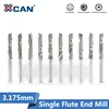 XCAN-fraise à cannelure unique, 10 pièces, 3.175mm, longueur de coupe 15/17/20/22mm, tige CNC mm ► Photo 1/6