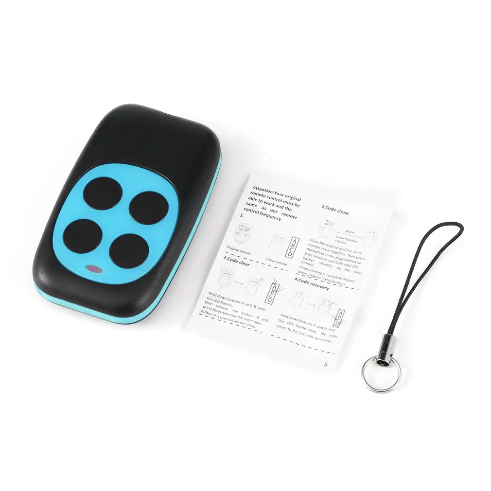 

Multi-frequency copy 250-868MHZ-A rolling code garage door remote control replica door remote control