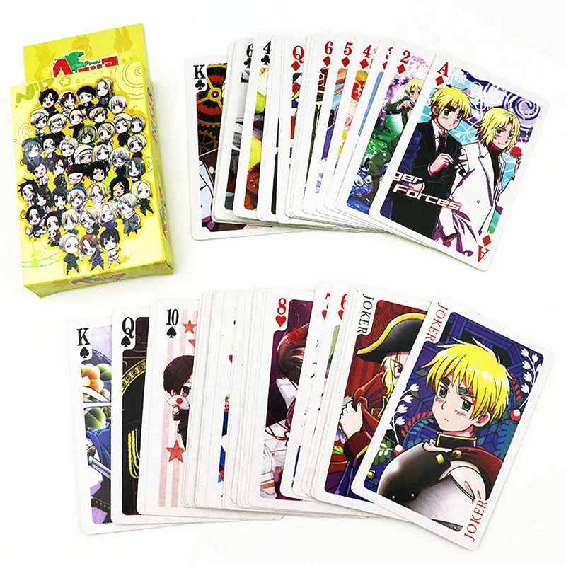 Аниме Axis Powers игральные карты для покера Hetalia мультяшная настольная игра