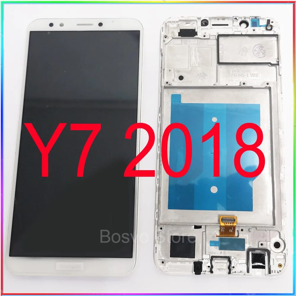 ЖК экран для Huawei Y7 2018 Pro и Prime с сенсорной сборкой запасные части ремонта|Экраны