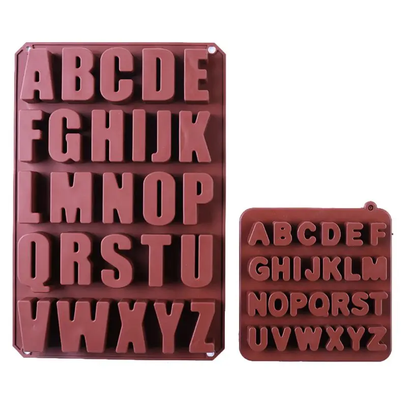 

Household Silicone Mold Cake Pan Muffin Cups With Letter Shape Handmade Soap Moulds, Chocolate Moulds For Valentine's Day n