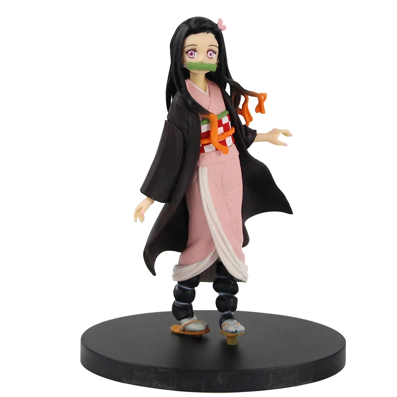 Демоническая убийца Kimetsu no Yaiba фигурки танджироу камадо Nezuko Agatsuma Zenitsu Hashibira Inosuke с мечом Коллекционная модель игрушки