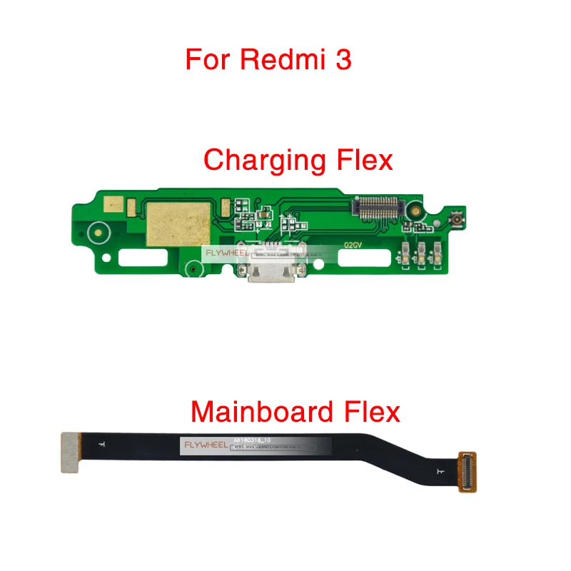 1 шт. зарядное устройство зарядный порт док-станция USB разъем гибкий кабель для Xiaomi Redmi 3 3S основная материнская плата ЖК-дисплей Разъем Flex
