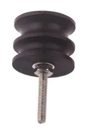 Two slots DIY загара из черного дерева электрическая шлифовальная насадка для полировки бар круглый край обрезки бар из воловьей кожи материал шлифовальный инструмент - Цвет: Two slots