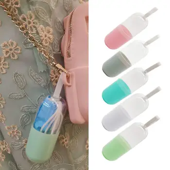 

10PCS Capsule Shape Mask Storage Case Portable Face Shield Organizer Box For Keep Mask Clean Mask Storage Box