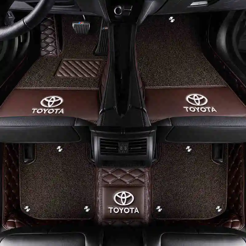 Автомобильный коврик для Toyota RAV4 Camry 40 50 Corolla e150 Prius 30 Crown eiz Yaris L Vios Tundra аксессуары