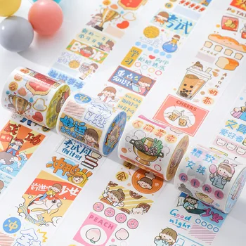 

1pcs/1lot Decorative Adhesive Tapes Cute girl Scrapbooking DIY Paper Japanese Stickers 3m