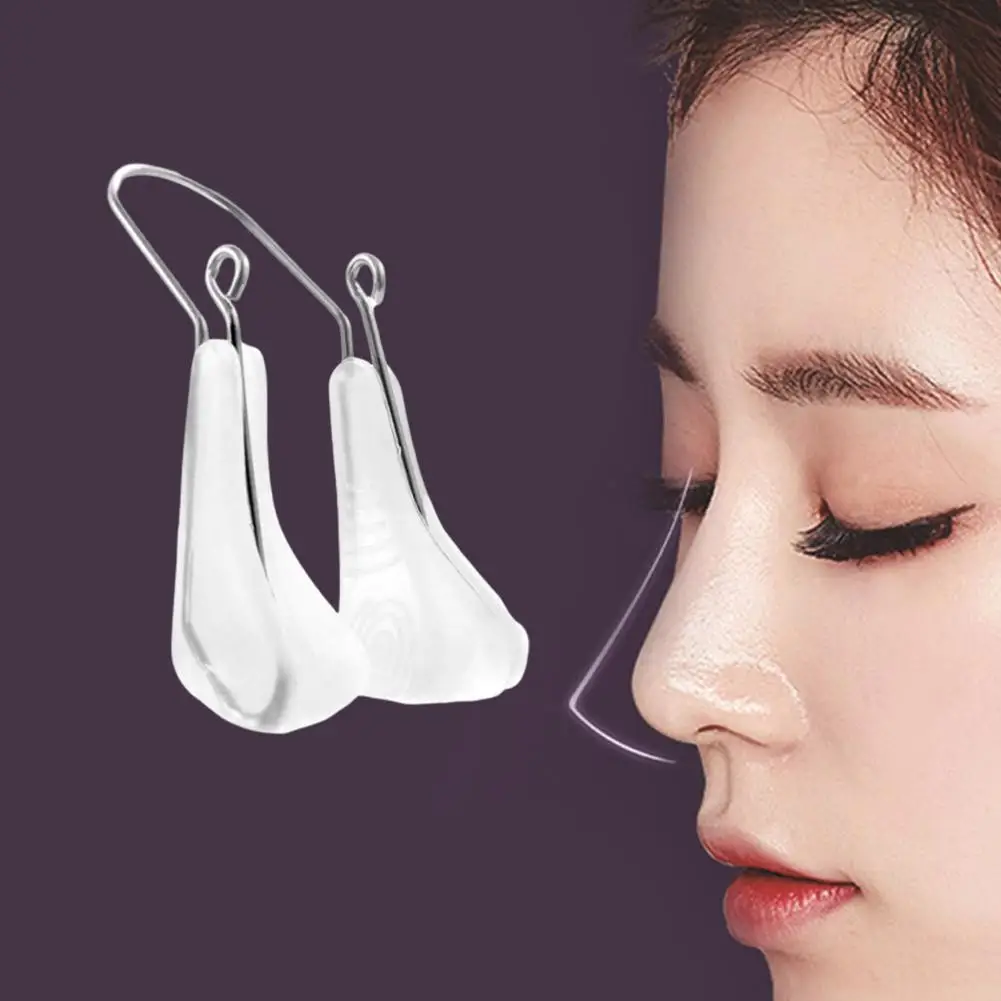 

Soft Silicone Nose Clip Corrector Magic Nose Shaper Lifting Clip Bridge Shaping Corrector Nose Up Beauty Nose Slimming Massager