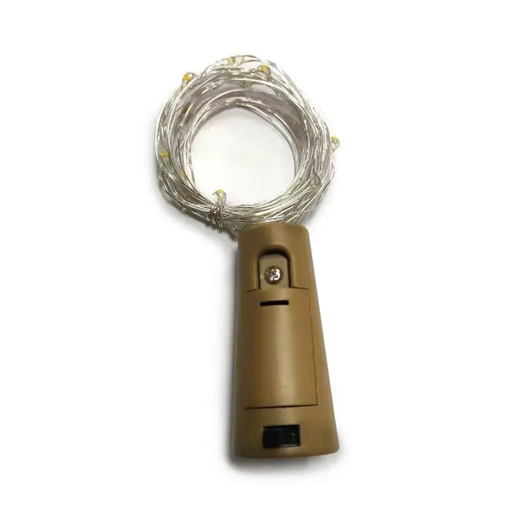 

SOURCE Factory LED Wine Stopper Copper Wire Lamp String Convex Lamp Head 8 Lamp 15 Lights 20 Lights Atmosphere Decorative Lights
