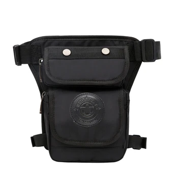 

Waist Bag Men Canvas Drop LegsBag On The Thigh Bum Hip Belt Fanny Pack Motorcycle Riding Trip Crossbody Bag Men's Waist Pack