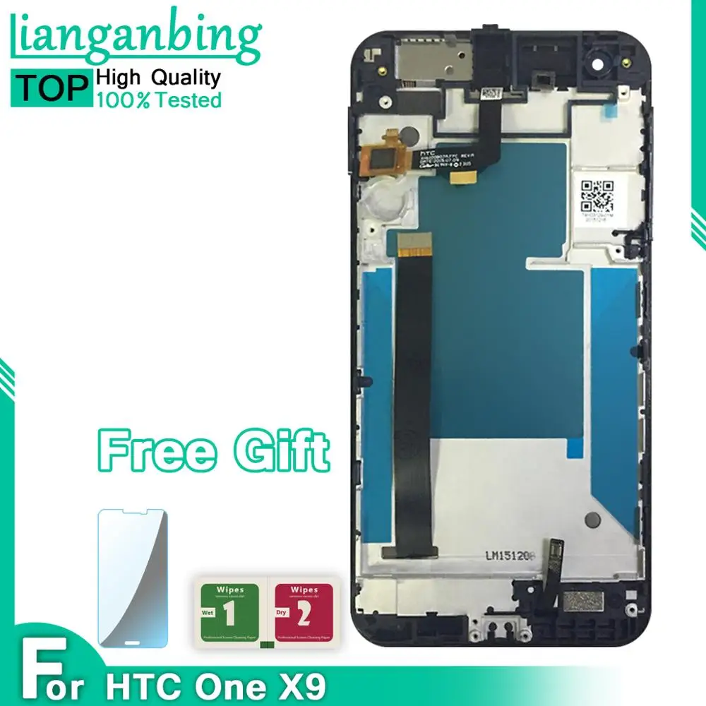

5.5'' Display For HTC One X9 LCD Display Touch Screen Digitizer Assembly Replacement With Frame For HTC One X9 LCD Screen