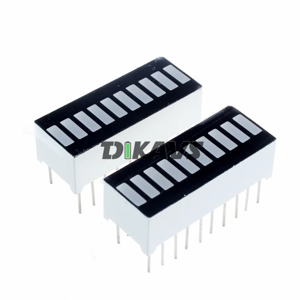 10 сегментный светодиодный светильник барграф модуль дисплея Ультраяркий