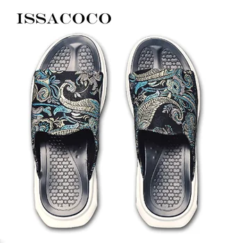 

Women Slippers Shoes Sandale Ladies Female Shoes Slides Flip Flops Women Split Leather Home Slippers Shoes For Women Size 37-45