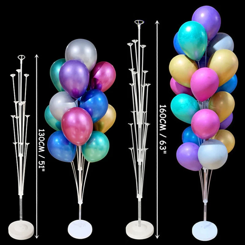 Colonne De Ballons 130/160cm, Support, Guirlande, Décor De Jardin