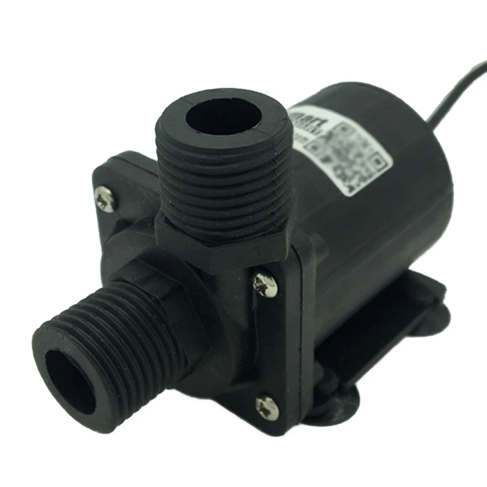SR800F Mute водяной насос 12V USB Питание 24V микро бытовой фонтан воды насос 340-650L/ч для морской воды езда на велосипеде