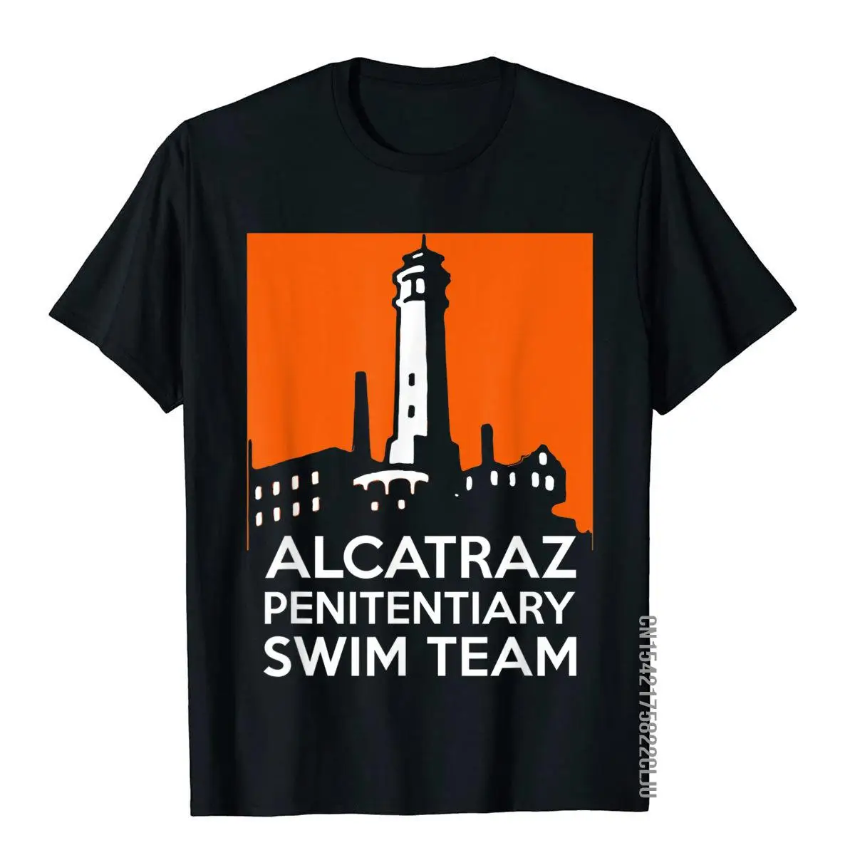 Alcatraz Penitentiary Swim Team - San Francisco T-Shirt__97A2048black