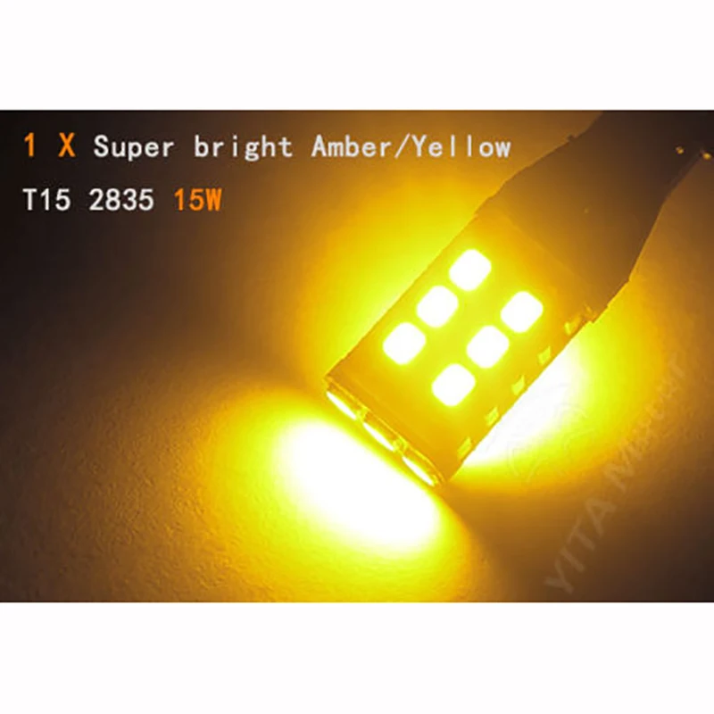 T15/T10 912 W16W WY16W 15 SMD 2835 светодиодный Авто фонарь стоп сигнала резервные фары заднего