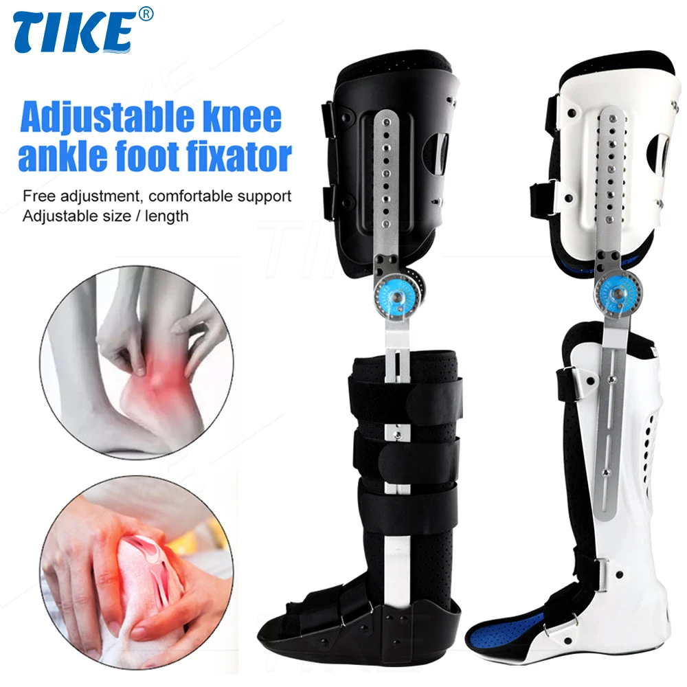 PROD 1005002863300417 TIKE ROM Hinged Knee Foot Support Brace Orthosis
Joint Stabilizer Adjustable Post Op Knee Full Leg Immobilizer Protector
Splint