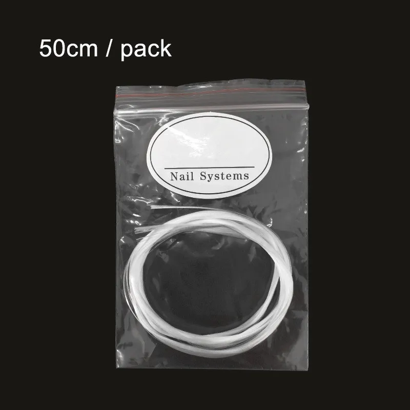 50cm per pack Профессиональные формы для наращивания ногтей из стекловолокна для создания УФ-геля для самостоятельного изготовления ногтей, белый акриловый инструмент для наращивания ногтей - Цвет: 50cm per pack