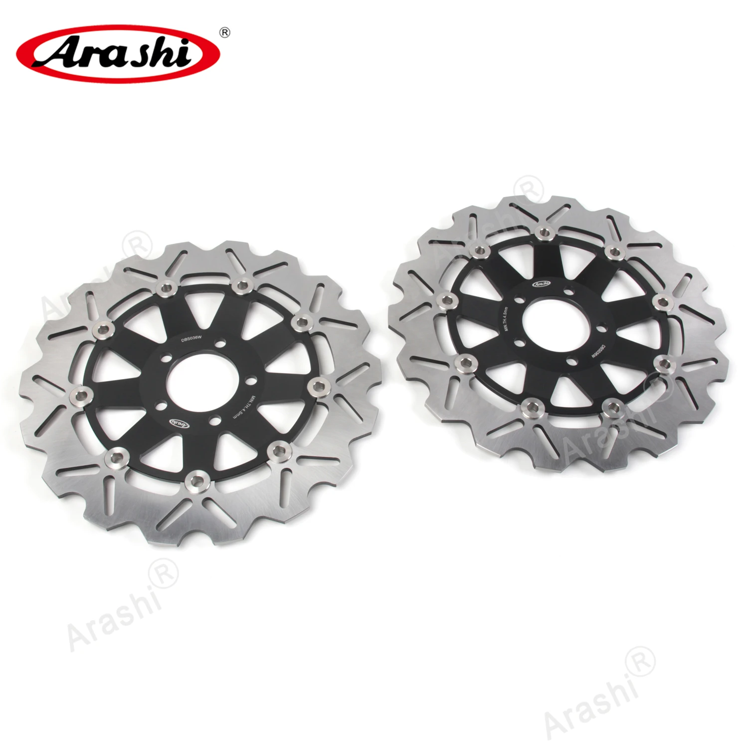 Arashi Front Brake Disc Rotors for Kawasaki ZXR400 1989 1990 ZEPHYR 550 1993-2001 ZEPHYR 750 1991-1999 Motorcycle Replacement Accessories ZXR 400 Gold 1992 1994 1995 1996 1997 1998 2000 