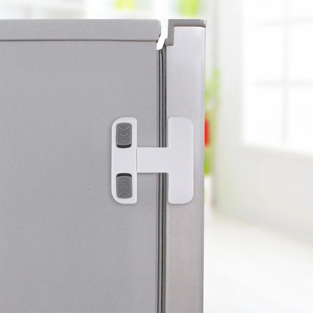 Безопасность дома дети обратно клей защитный ребенок безопасный замок для холодильника практичный шкаф морозильник дверь легко установить холодильник ключ