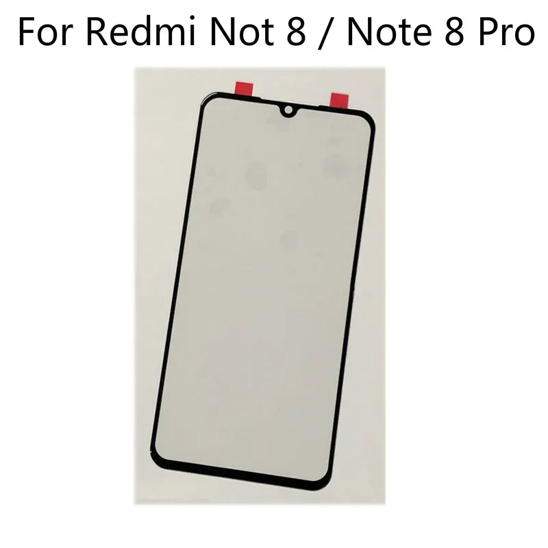 Для Xiaomi Redmi Note 8 сенсорный экран Pro ЖК дисплей внешнее Переднее стекло запасные