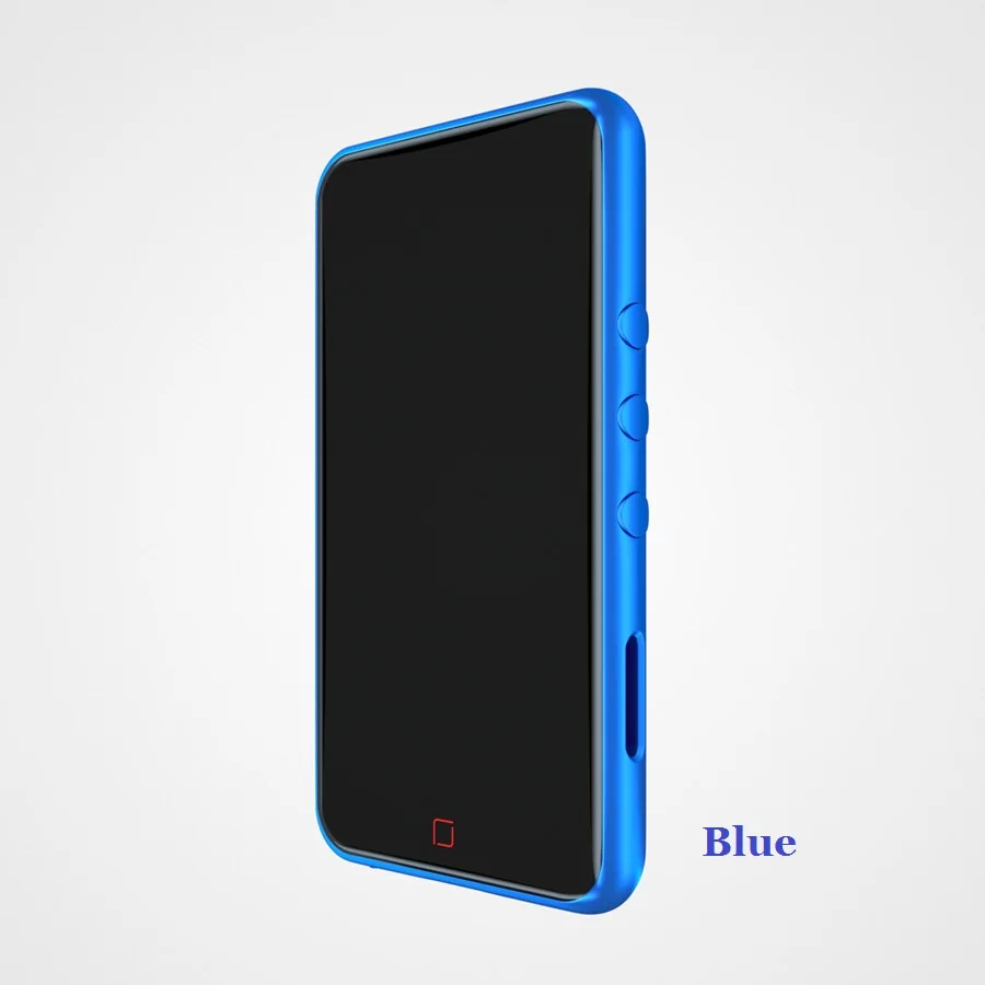 Mahdi металлический портативный Bluetooth MP4 MP3 музыкальный плеер fm-радио HD сенсорный экран Поддержка TF секундомер мини MP4 плеер динамик - Цвет: Blue