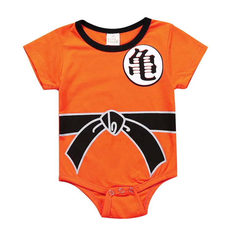 Dragon Ball Baby Rompers Infant Son Goku Halloween Costume Summer Boys Girls Jumpsuit Clothes