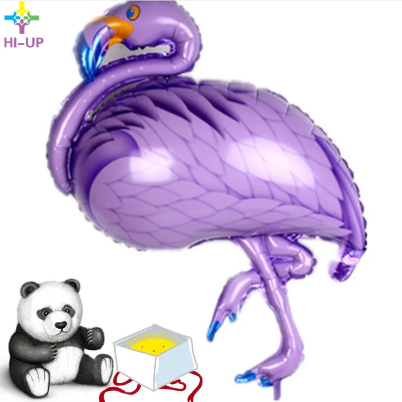 

89*69cm Purple Flamingo Foil Balloons Wedding Decorations Helium Birthday Balloons Inflatable Toys Air Balls Party Supplies