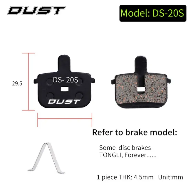Bicycle Disc Brake Pad Bike Hydraulic Disc Brake Pads Semi-Metallic Cycling Brake Pads for BB5 BB7 DS-20S