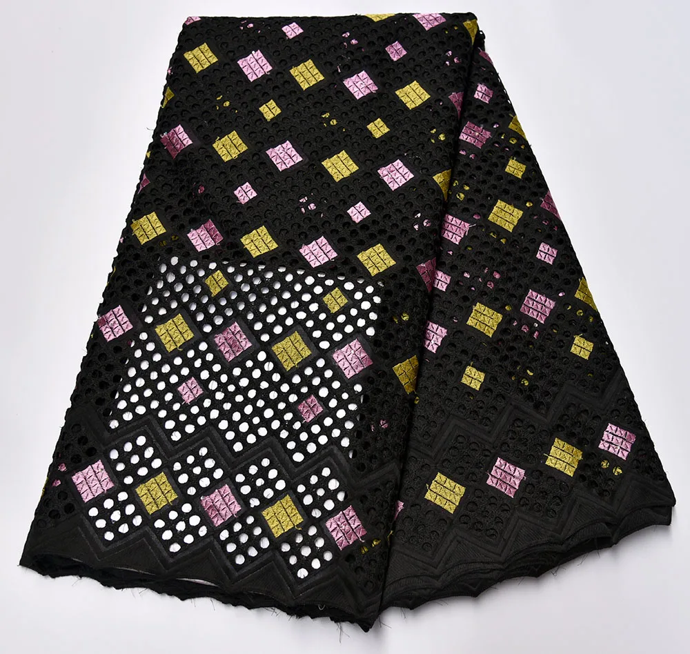 

Nigerian Swiss Voile Cotton Lace Fabric Exclusive African Swiss Voile Lace In Switzerland High Quality Dry Cotton Lace