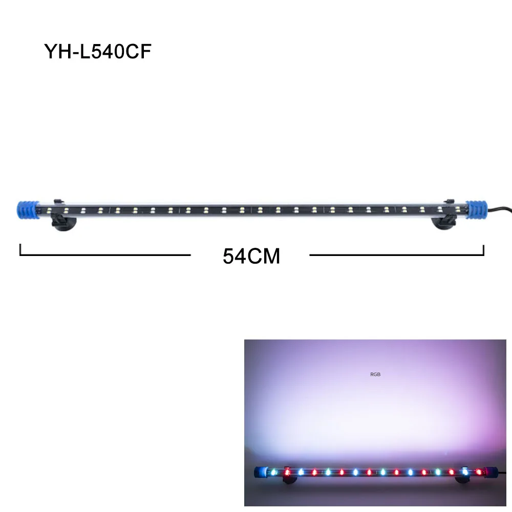 Светодиодный светильник для аквариума, водонепроницаемый светильник для аквариума, светильник для водного растения, Погружной подводный светильник, светильник для аквариума - Цвет: YH-L540CF