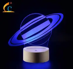 Из Европы и Америки серия инструментов земли 3D ночник красочный сенсорный пульт дистанционного управления лампа KT-C визуальный светильник