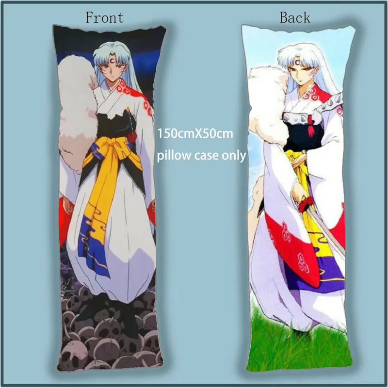 Dakimakura тела подушку Чехол аниме Inuyasha Sesshoumaru Двусторонняя украшения дома