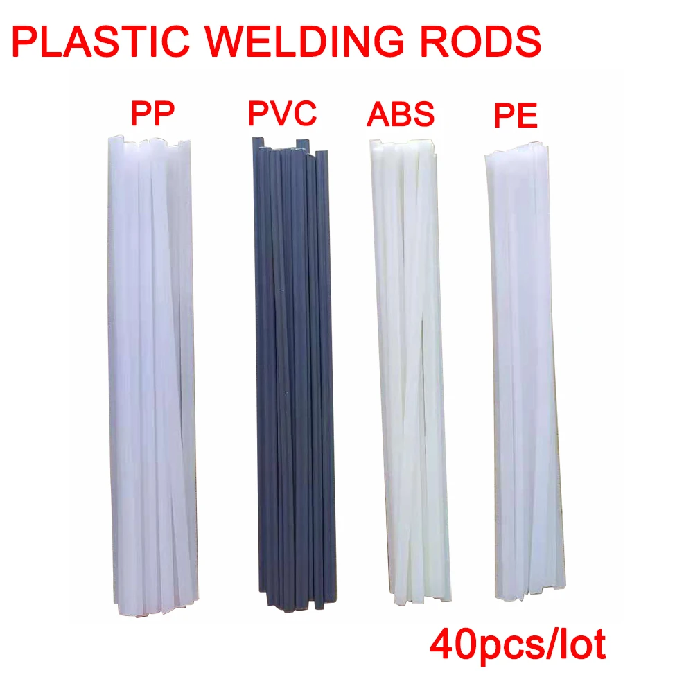 

200mm Length ABS/PP/PVC/PE Welding Sticks 5x2mm Plastic Welding Rods For Plastic Welder Bumper Repair 40PCS/lot