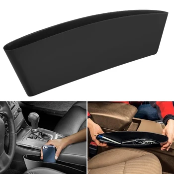 

LEEPEE Seat Catcher car seat gap pocket Pocket Storage Box Organizer Gap Slit Pocket Holder